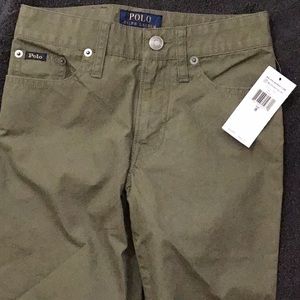Boys Olive Slacks. Sz. 8 NWT